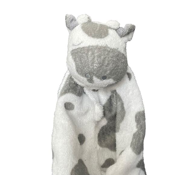 Angel Dear Lovey Cow Security Blanket Plush Baby Notched Corners Nursery 12" - Picture 8 of 11